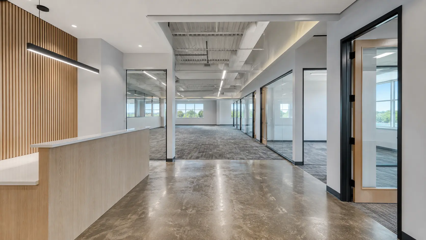 Representative level commercial office interior documentation image